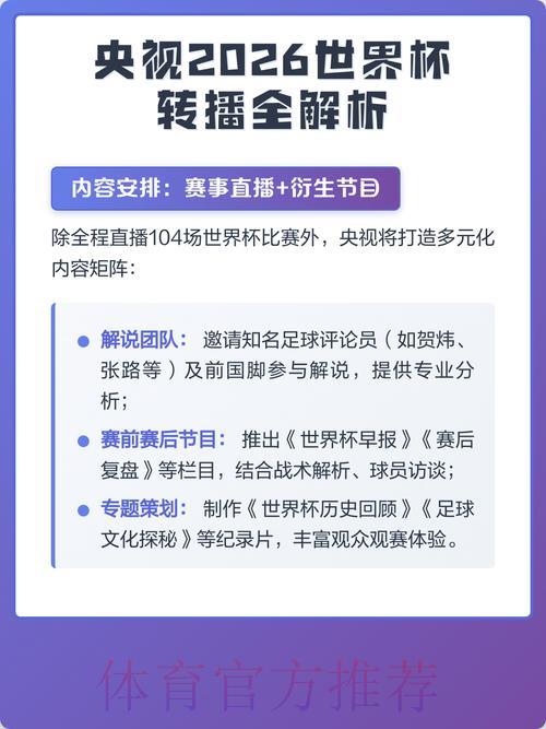 2026世界杯直播平台全攻略：国内外最佳观看渠道推荐