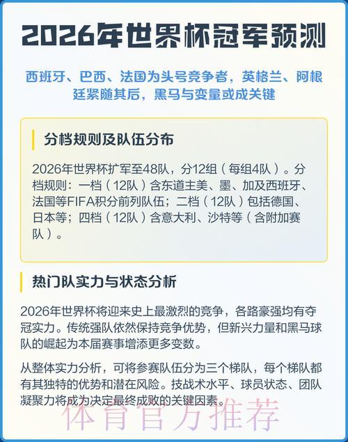 2026世界杯预测应用程序官方下载与使用完全指南